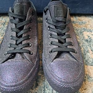 Purple sparkle Converse  size 9